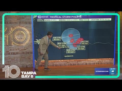 Tracking the Tropics: Tropical Storm Rina forms, poses no threat to the US