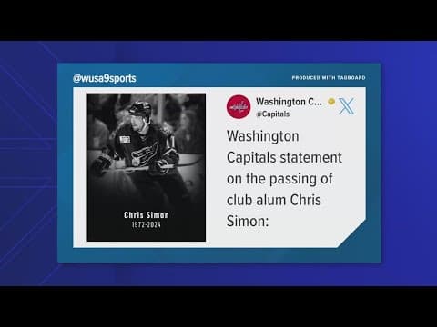 Former Capitals player Chris Simon dead at 52
