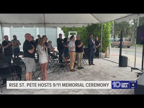 Rise St. Pete monument hosts 9/11 memorial ceremony