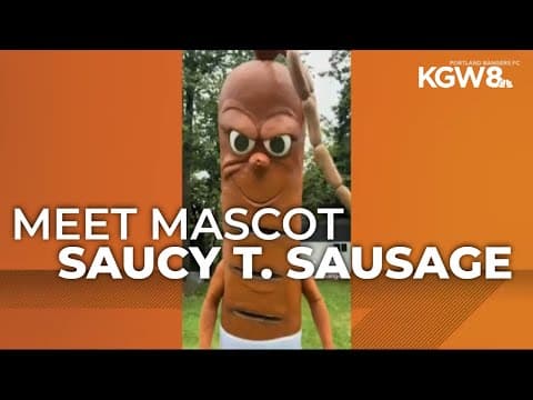 Portland Bangers unveils mascot, Saucy T. Sausage