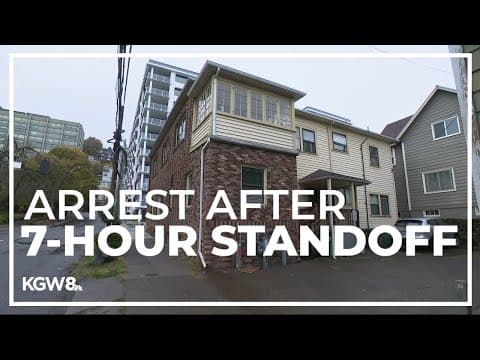 Portland police arrest, charge barricaded man following 7-hour standoff