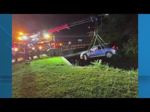 Driver arrested for DUI, driving off a wall in Maryland