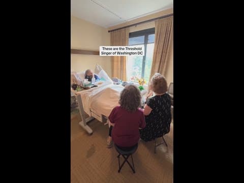 Meet the Threshold Singers of DC, providing comfort to the dying