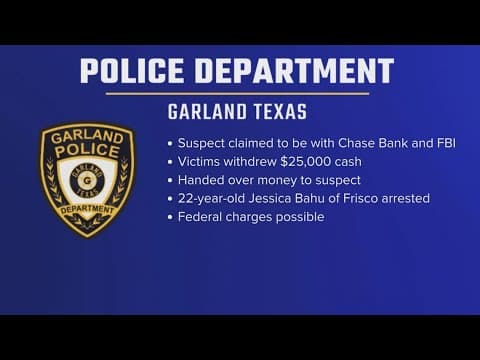 Frisco woman arrested for allegedly scamming an elderly couple out of $25,000