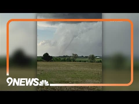 National Weather Service confirms four tornadoes in eastern Colorado Friday