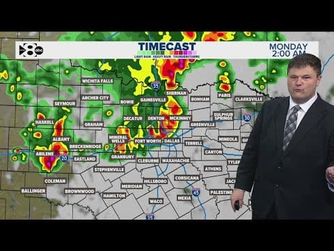 DFW Weather: Severe thunderstorms possible overnight in North Texas heading into Memorial Day