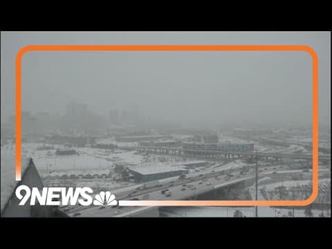 Bitter cold continues as snow tapers off