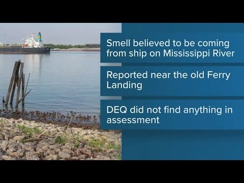 Officials investigate gas odor near ferry landing in Lutcher