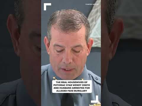 "Real Housewives of Potomac" star Wendy Osefo arrested for alleged fake burglary