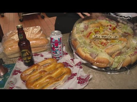 Eagles fans flock to Indianapolis sandwich shop for Super Bowl celebrations