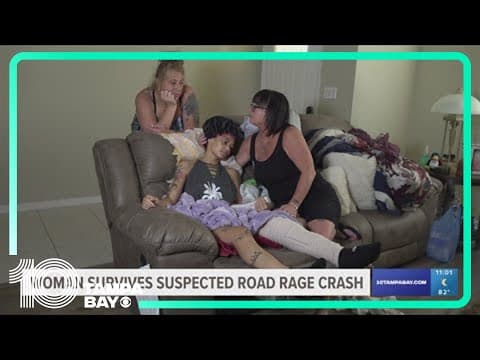 Woman survives suspected road rage in Largo