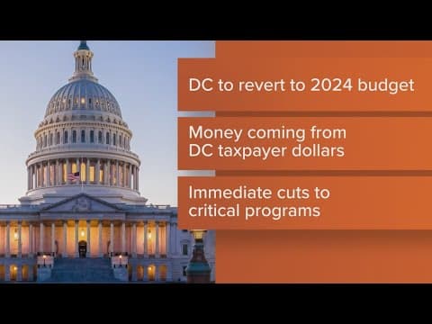 DC budget hangs in the balance as government shutdown deadline looms