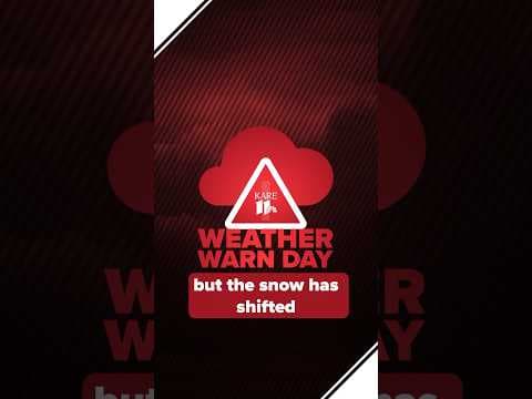 John has a few changes to the snow forecast on this Weather Warn Friday!