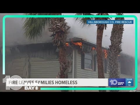 Fire destroys multiple apartments in Brandon