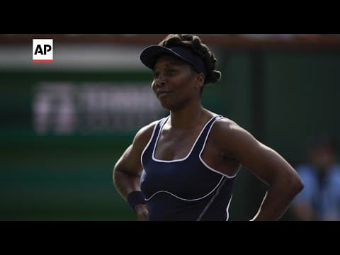 Venus Williams returns to the court, says she's been 'training for months to get to this moment'