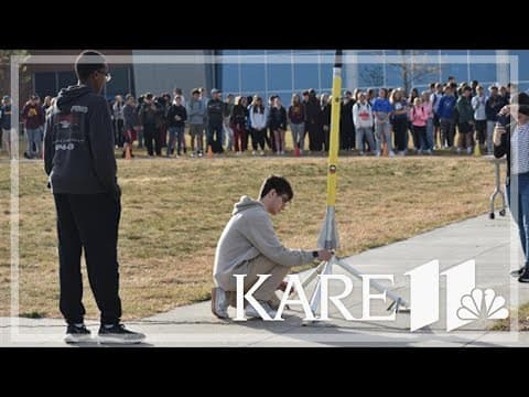 St. Peter HS Aerospace Club reaches for sky with rockets a year in the making