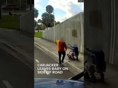 Carjacker leaves baby on side of road in Florida