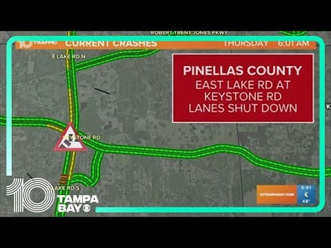 Serious crash in Pinellas County shuts down busy road