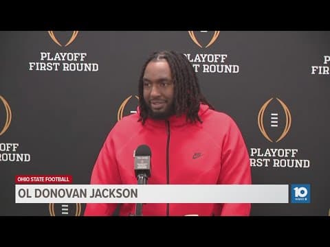 Donovan Jackson pregame press conference: Ohio State vs. Tennessee | College Football Playoff