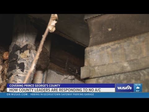Calls for accountability from Prince George's County, after AC issues