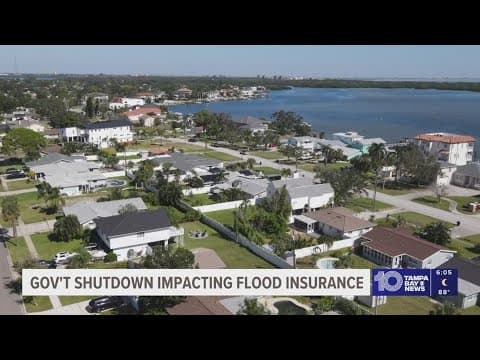 Government shutdown impacting Florida home buyers seeking flood insurance