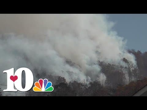 Fire crews continue to fight two wildfires in Anderson County
