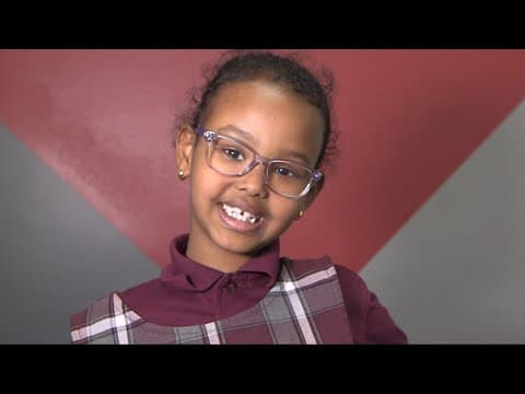 Kids at International School of Minnesota speak about kindness