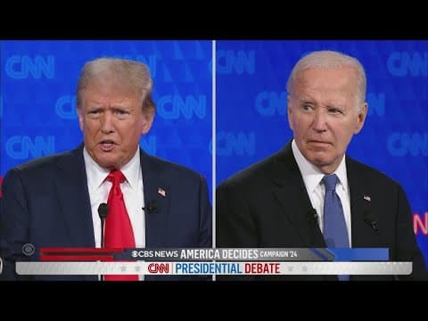 Key moments from the Biden-Trump debate verified