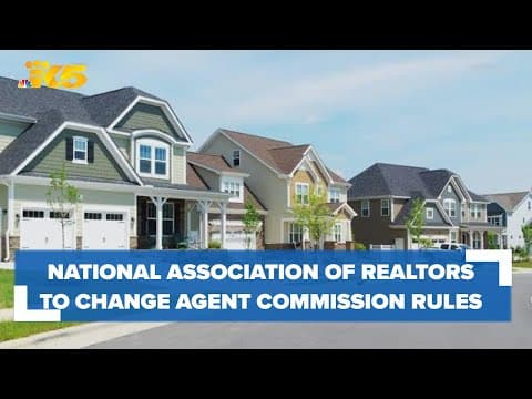 National Association of Realtors to change rules on agent commissions