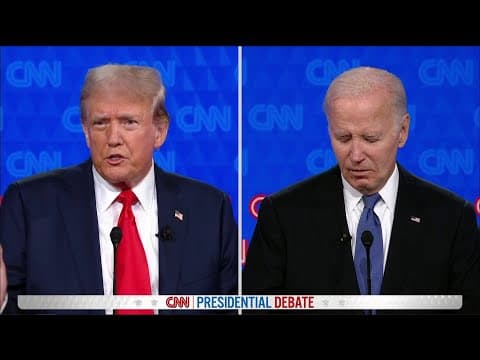 Trump criticizes Biden's comments on immigration | CNN Presidential Debate 2024