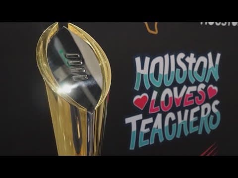 How the 2024 CFP national championship game is benefitting Houston educators