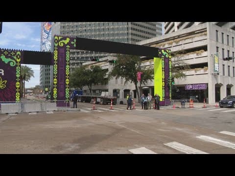 Road closures ahead of Super Bowl LIX in New Orleans