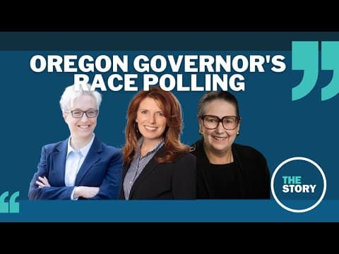 Latest polling in Oregon governor’s race shows Tina Kotek just ahead of Christine Drazan