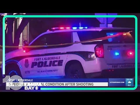 Police: 5 people in critical condition after Fort Lauderdale shooting