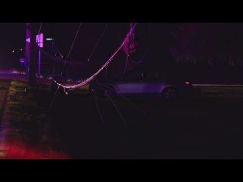 Central Indiana deputy dies after being electrocuted by power lines in crash, witness used his radio