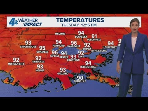Weather Impact Alert: Extreme heat, but cooling rain is on the way