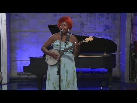 Dusky Waters performs one of her songs, previewing Wednesday at the Square in New Orleans