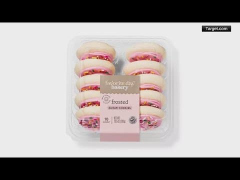 Sugar cookies sold at Target recalled for possibly containing wood