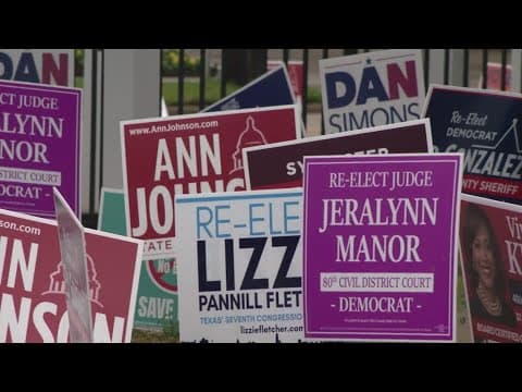Harris County voters cast their ballots on Election Day