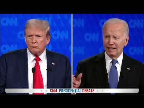 Joe Biden and Donald Trump trade heated words over abortion rights