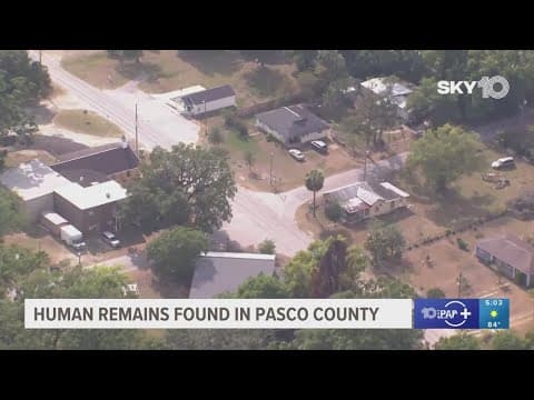 'Apparent' human remains found in Pasco County, officials say