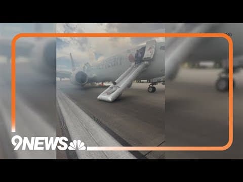 Plane evacuated at DIA after problem with landing gear