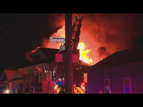 Officials say Tremé house fire is contained