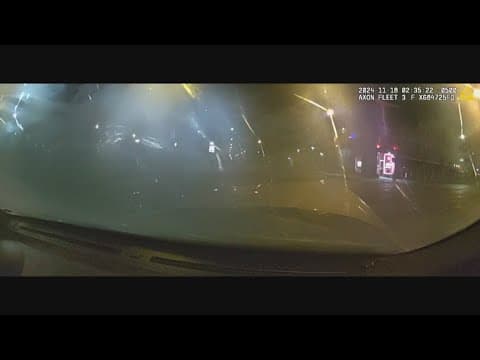 Dashcam video shows crash involving Columbus police cruiser near downtown