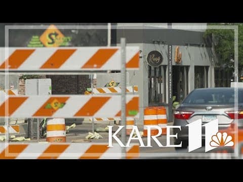 Edina construction impacts foot traffic; business owners concerned about bottom line