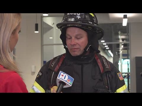 Firefighters participate in Morristown Landing's 9/11 Memorial Challenge
