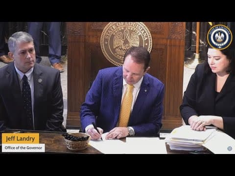 Gov. Landry signs insurance bill into law