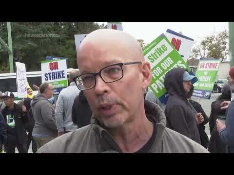 More than 30,000 Kaiser Permanente workers strike for better pay and staffing