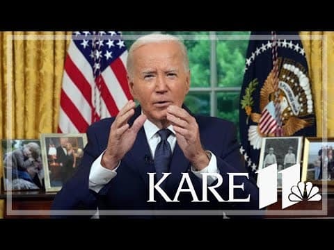 In primetime address, Biden says country must not go down road of political violence