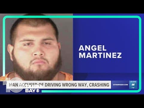 Man accused of crashing into semi-truck in Sarasota after driving the wrong way